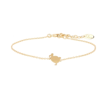 BRACELET LITTLE Dodo SHINY DORE OR 24K