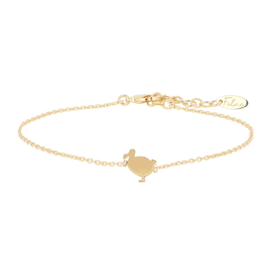 BRACELET LITTLE Dodo SHINY DORE OR 24K