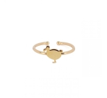 BAGUE LITTLE Dodo SHINY PLAQUE OR 24K