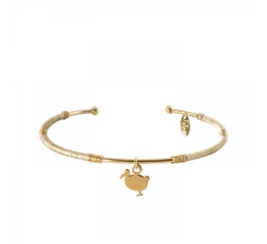 JONC LITTLE Dodo CHAMPAGNE DORE OR FIN 24K