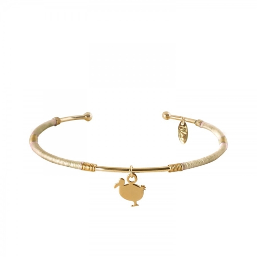 JONC LITTLE Dodo CHAMPAGNE DORE OR FIN 24K