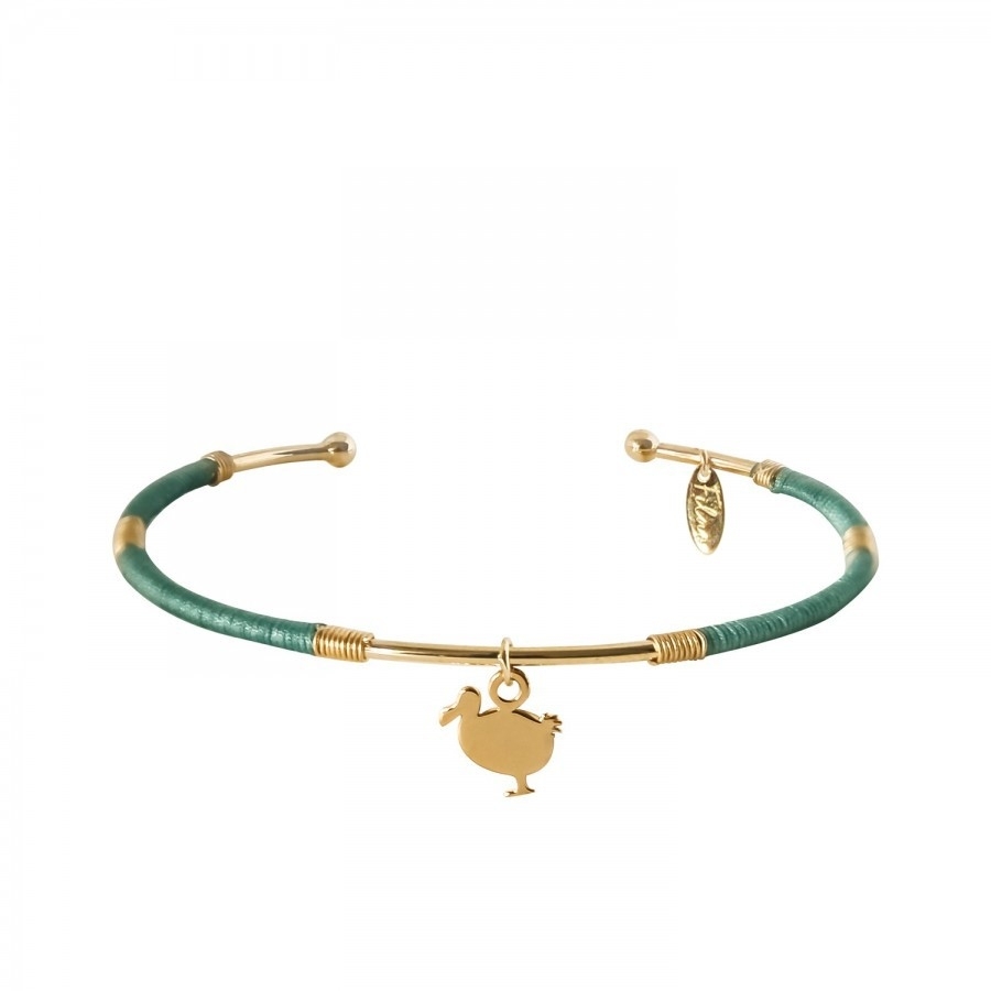 JONC LITTLE Dodo Lagon DORE OR FIN 24K