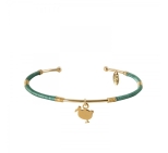 JONC LITTLE Dodo Lagon DORE OR FIN 24K
