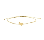 GRIGRI CHAINE LITTLE Dodo CHAMPAGNE DORE OR FIN 24K