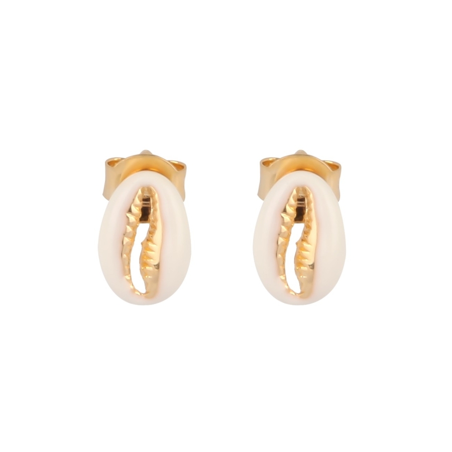 BOUCLES PUCES MINI RODRIGUES DORE OR FIN 24K